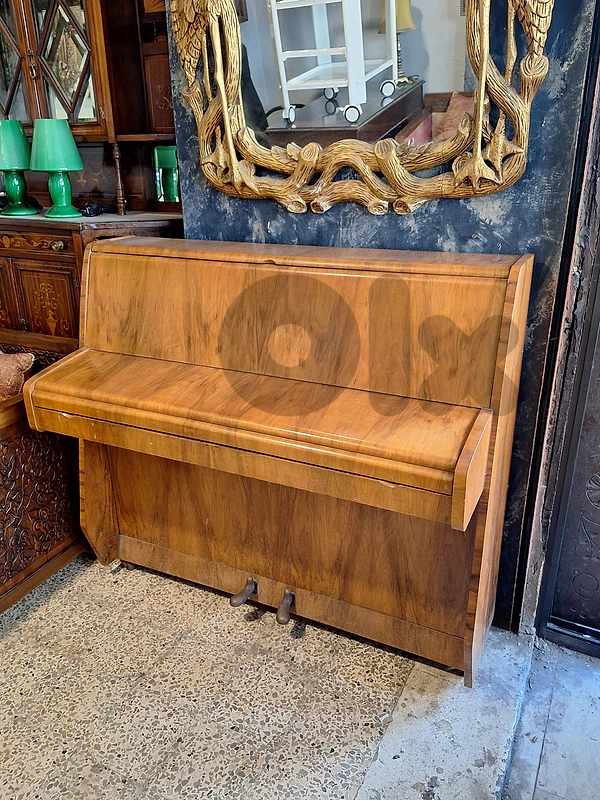 antique british zender upright piano