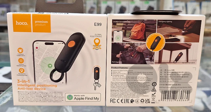HOCO 3-IN-1 INTELLIGENT POSITIONING ANTI-LOST DEVICE E99