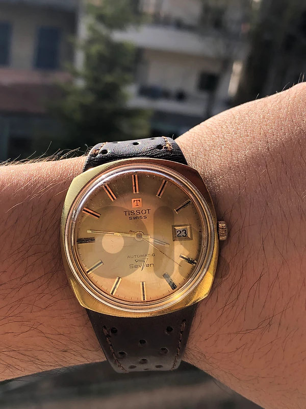 Tisoot sav7en Automatic  vintage 1973 working fine40MM   ما شاء الله