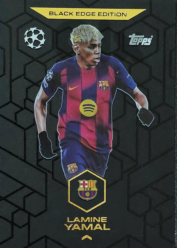 Topps Match Attax Lamine Yamal Black Edge Card (UCL)