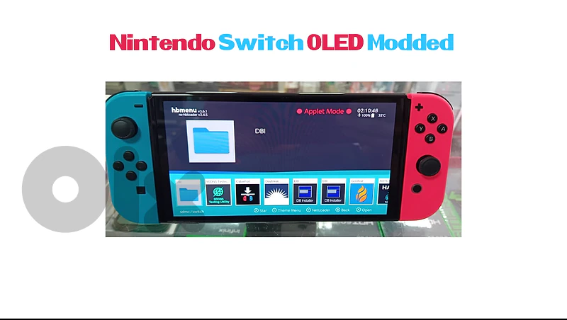 Modded Nintendo Switch OLED (معدّلة)