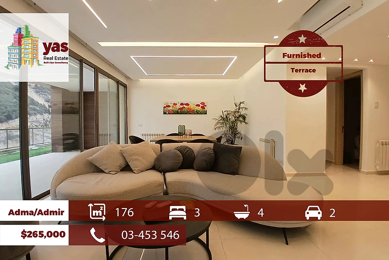Adma/Admir 185m2 | Furnished | Classy Area | Gated Community | IV