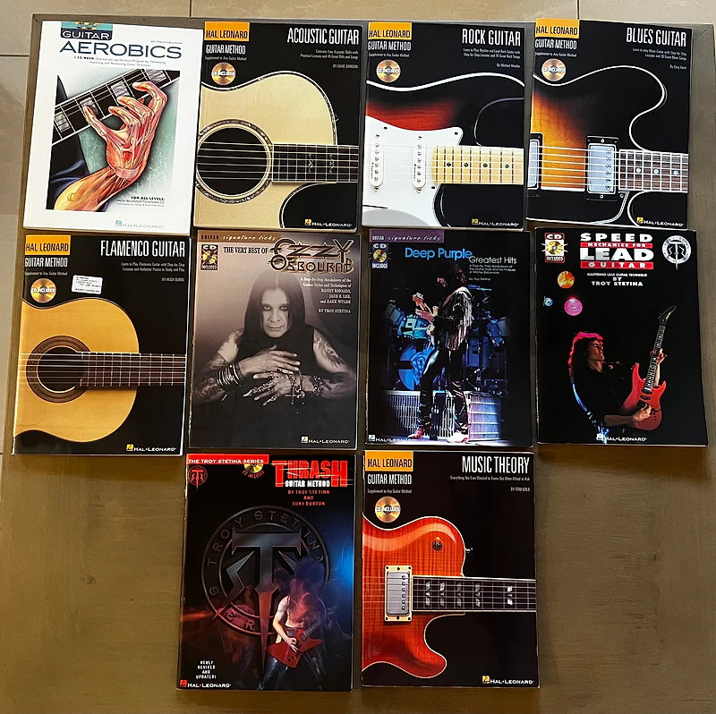 100+ Music Books (Guitar, Piano, Theory, Sight singing, History, etc)