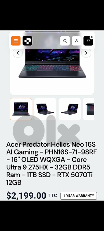 used few time like new laptop rtx 5070ti oled