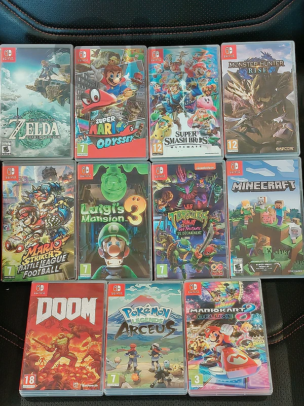 Nintendo Switch Games – Original Cartridges – Excellent Condition