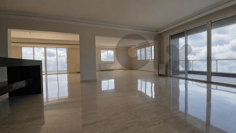 New apartment/panoramic view/ Ashrafieh/ rent /شقة في الأشرفية للايجار