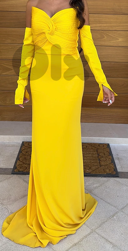 Yellow Trendy Dress