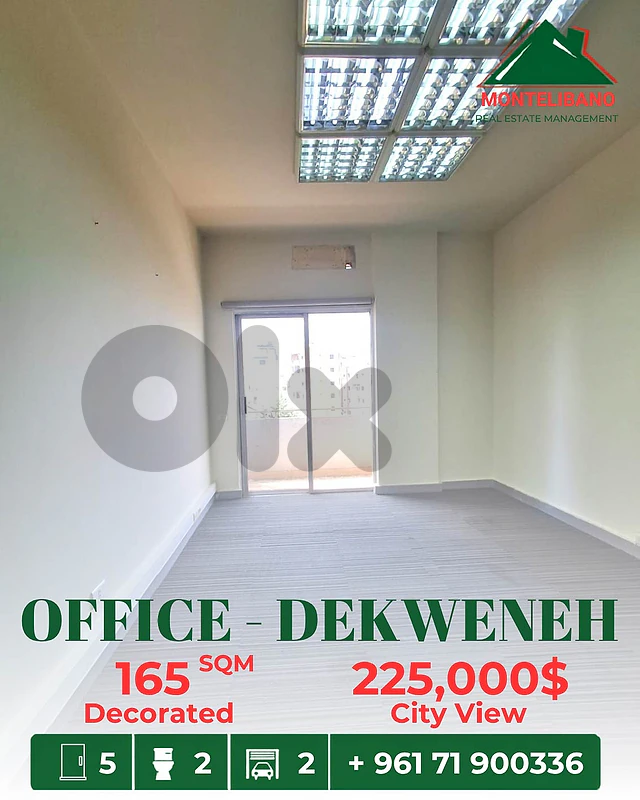 Prime Location 165 sqm Office For Sale in Dekweneh دكوانة