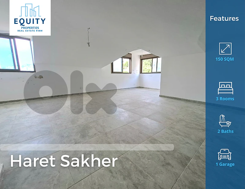 150 SQM Apartment For Rent Haret Sakher شقة للإيجار #HS51394