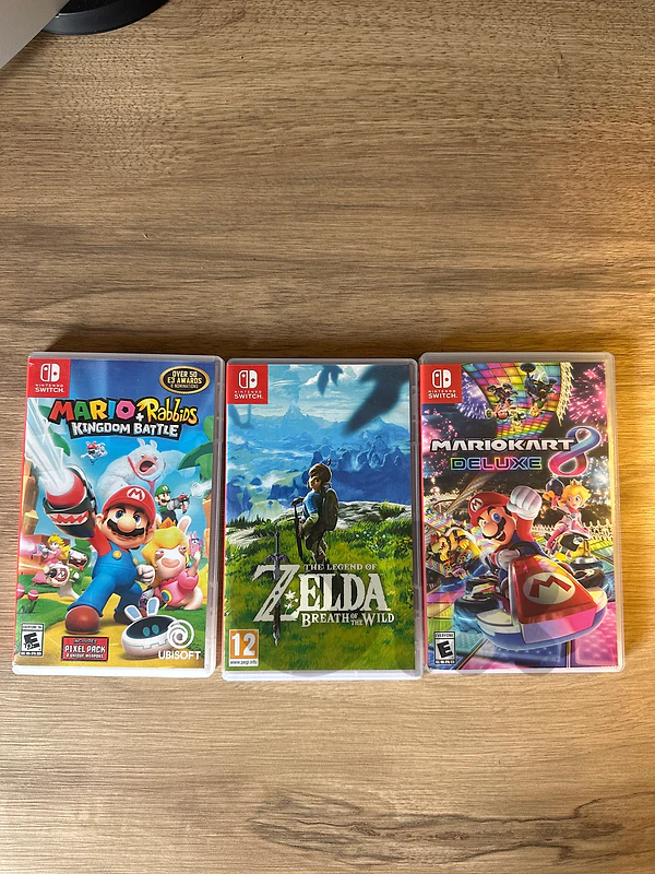 3 Nintendo Switch Games