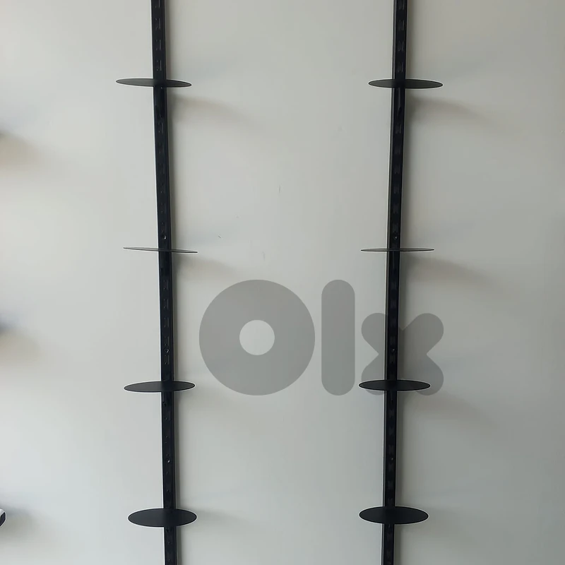 Stand wooden and aluminium
