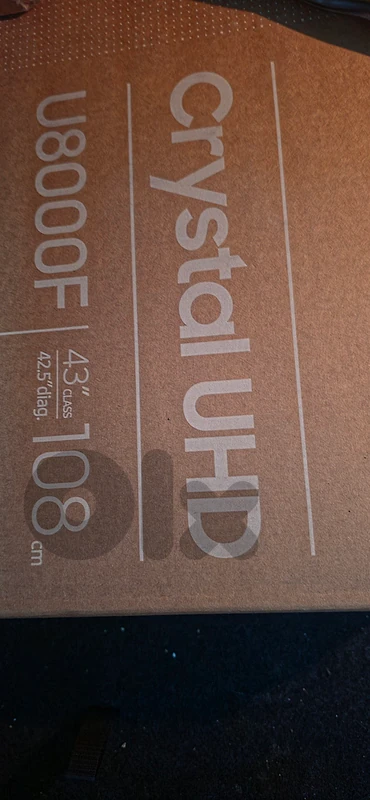 Samsung 43'' Crystal UHD U8000F 4K Tizen OS Smart TV