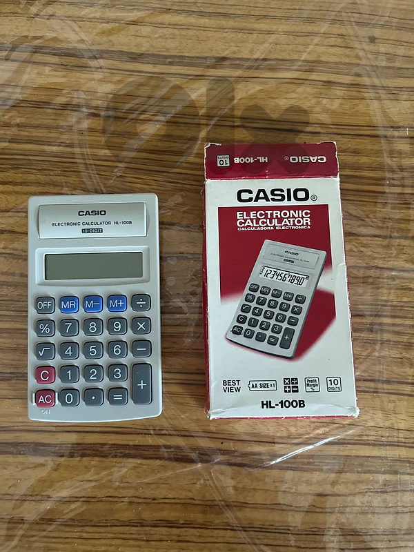 Casio HL-100B 10-Digit Portable Electronic Calculator