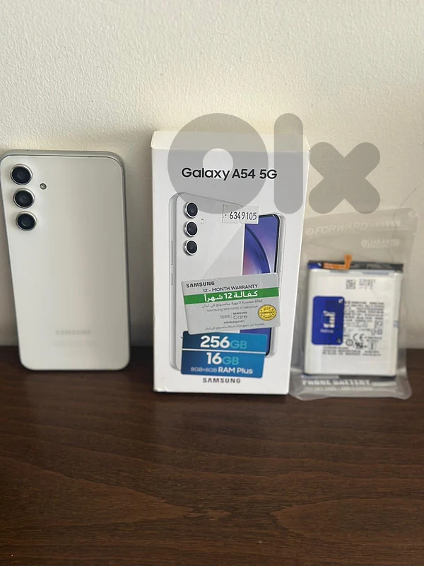 Samsung Galaxy A54 5G 8GB/256GB – White – Excellent Condition