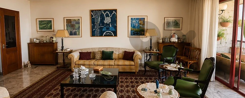 Apartment with sea view in Broumana for sale /شقة مطلة في برمانا للبيع