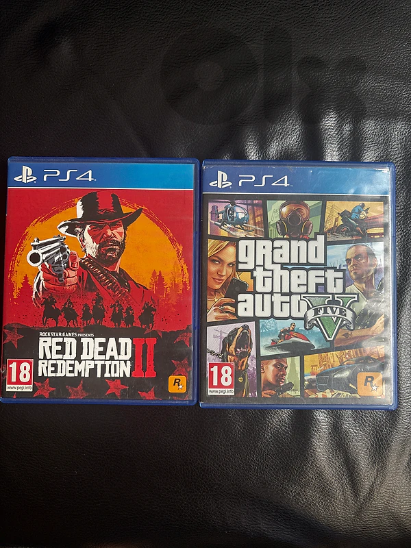 red dead ll + gta 5
