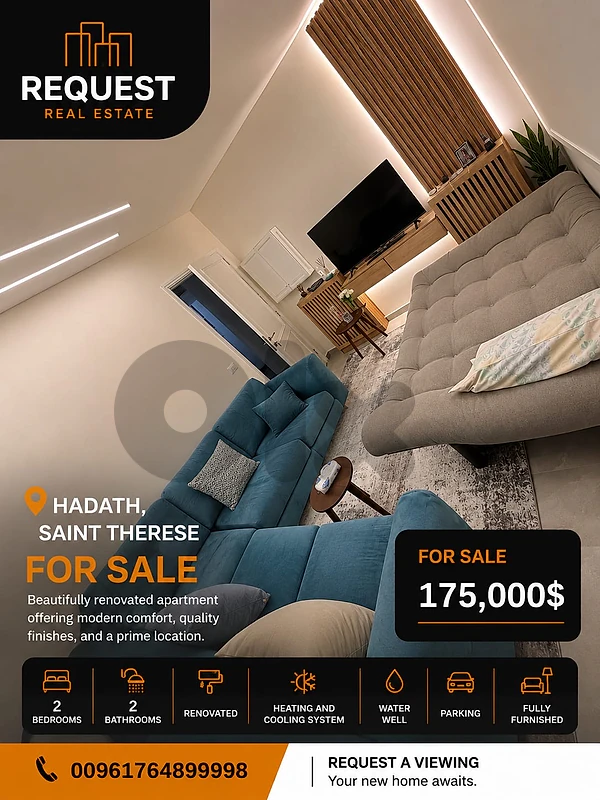 Apartment For Sale in Hadath Saint Therese شقة للبيع في الحدث سان تريز