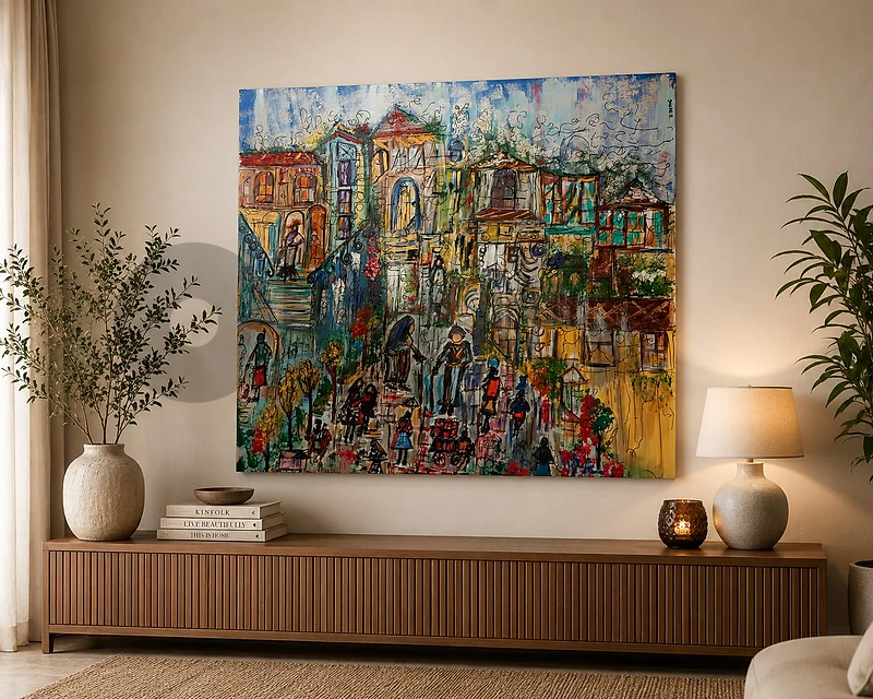 رسم زيتي