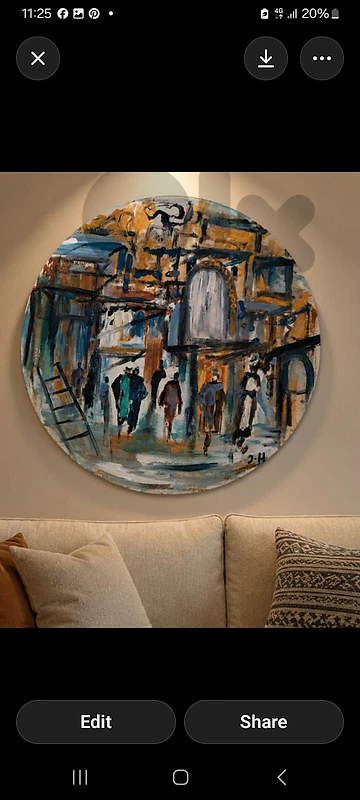 رسم زيتي