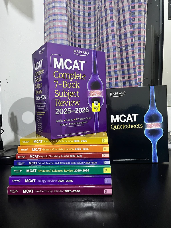 MCAT kaplan book set 2025-2026