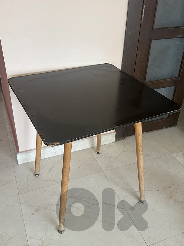 black table