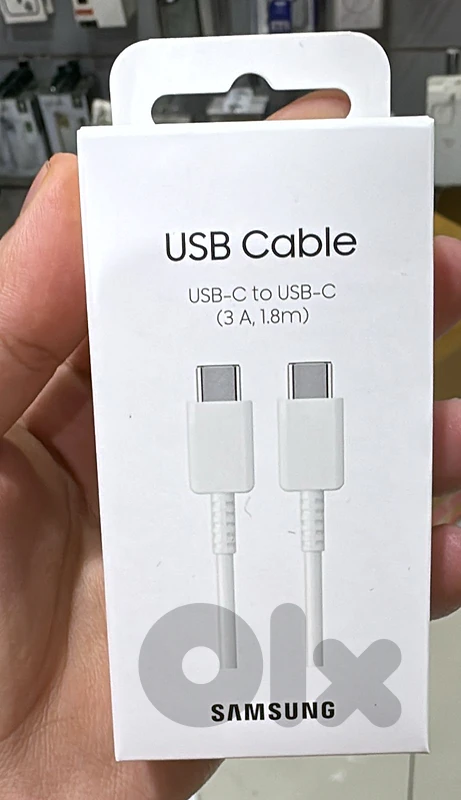 Samsung usb-c to usb-c cable (3a,1.8m) white
