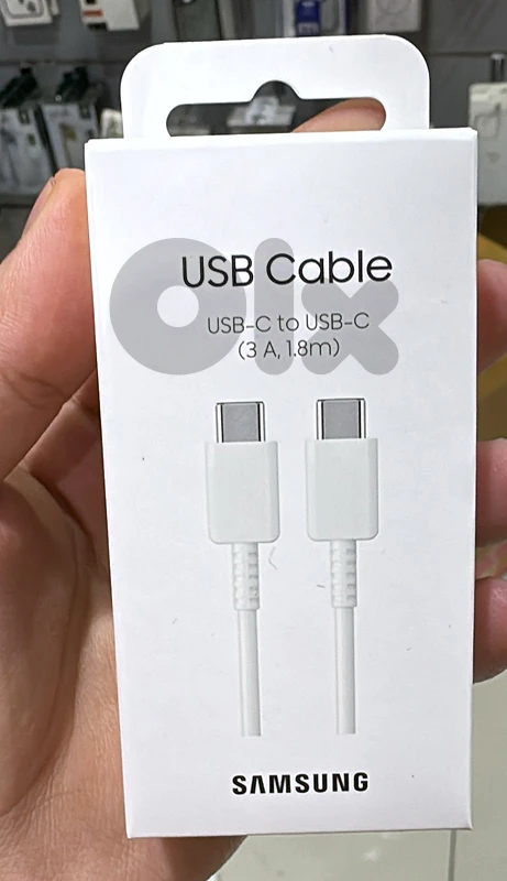 Samsung usb-c to usb-c cable (5a,1.8m) white