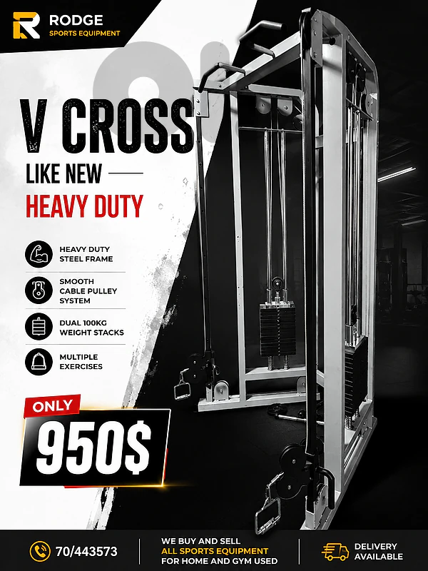 V cross like new heavy duty