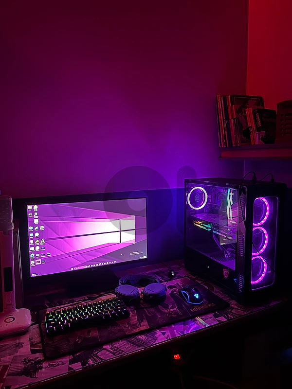 full setup rtx 3060 12gb i5 10400f screen 165hz
