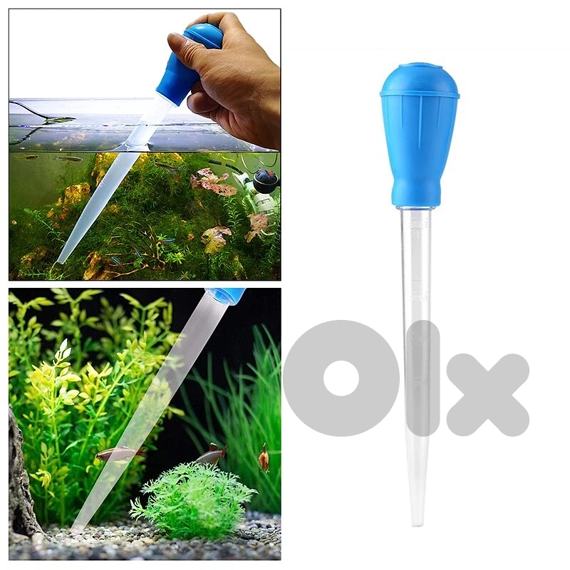 Aquarium fish waste pipette siphon