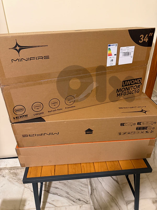 SCREEN 34 INCH MINIFIRE CURVED 165HZ NEW