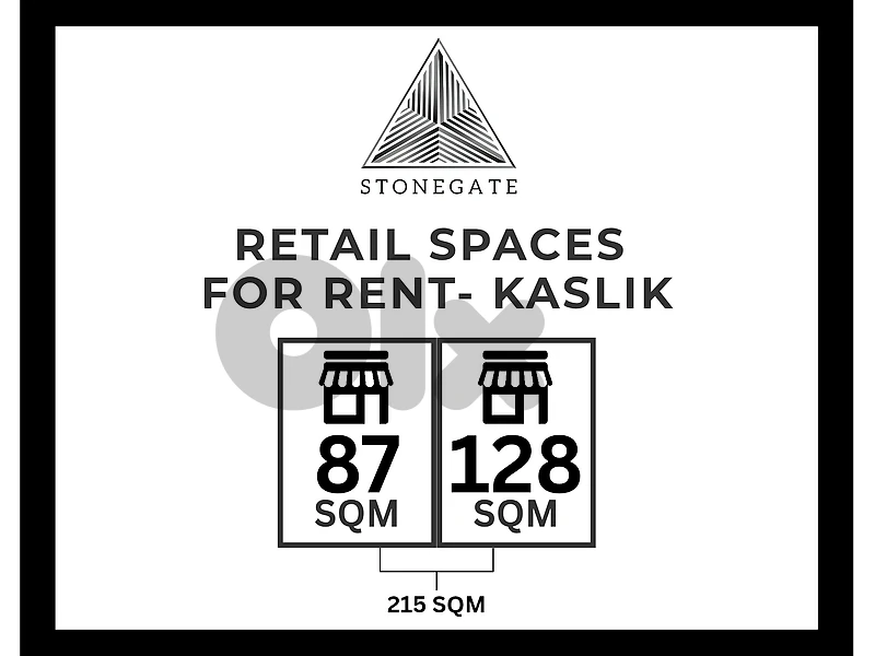 Retail Shops For Rent - Kaslik