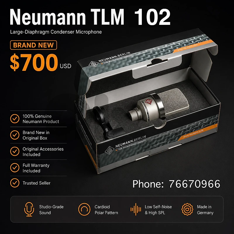 Neumann TLM 102 (100% Genuine Neumann Product)