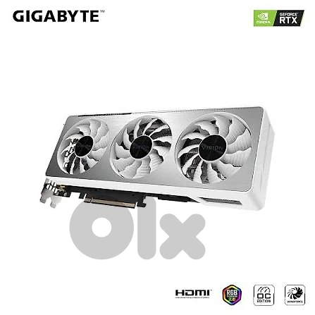 WHITE  gigabyte rtx 3070 8gb