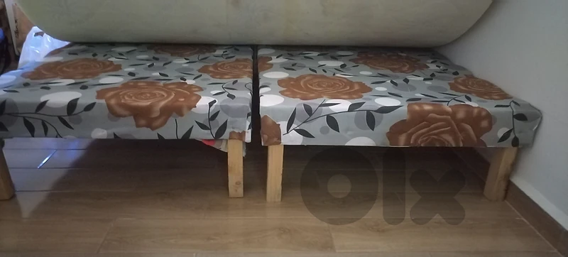 2 beds and 2 mattress queen size