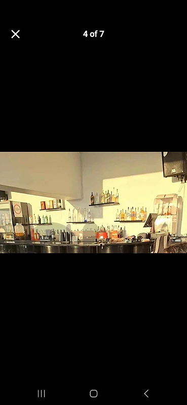 high tables with bar