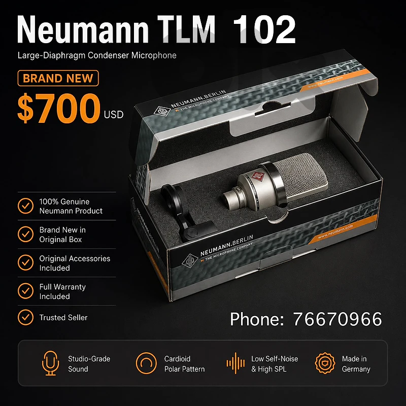Neumann TLM 102 (100% Genuine Neumann Product)