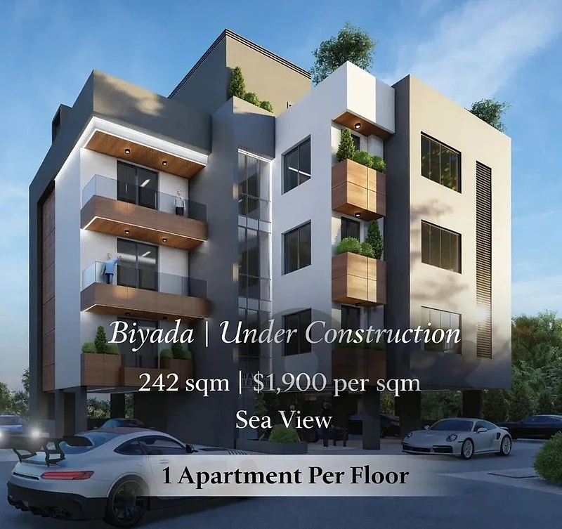 Biyada High under construction 242 sqm | sea view | 1900$ per sqm