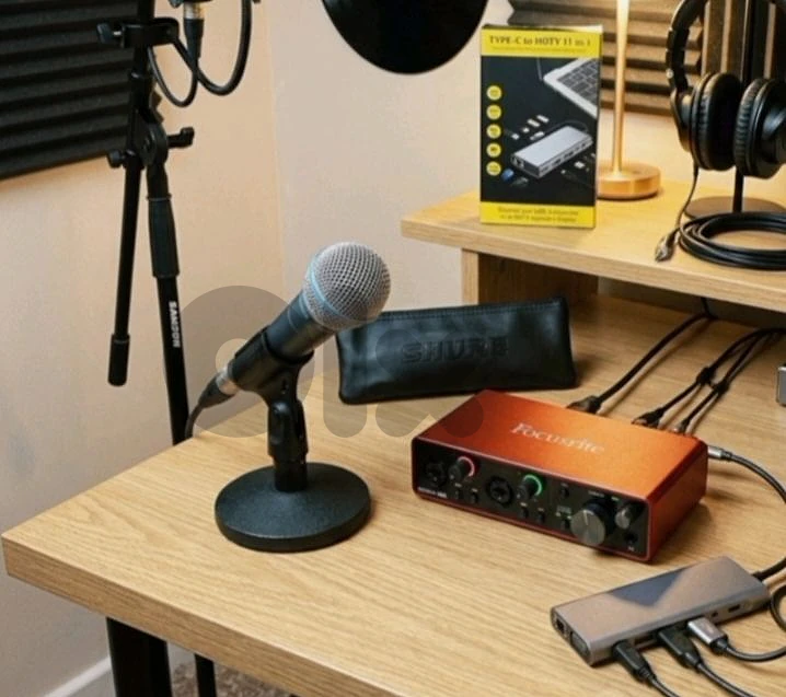 Scarlett 2i2 3rd Gen + Shure Beta 58A Microphone +