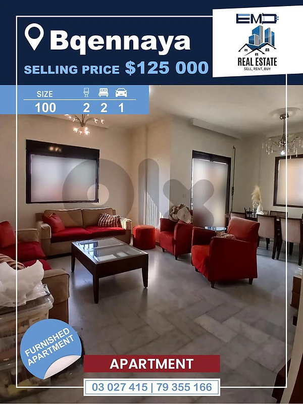 📍 Fully furnished Apartment for Sale in BQENNAYA