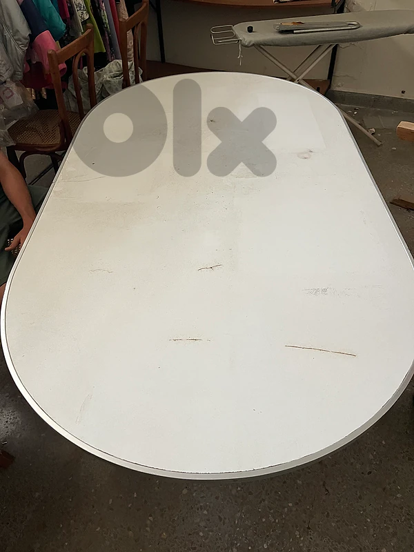 vintage solid pine trestle table