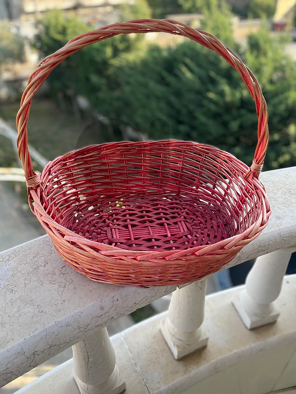 Red Handmade Basket