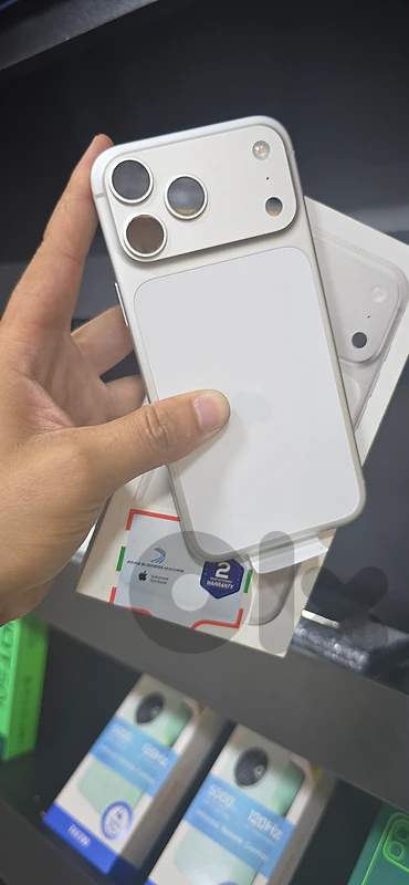 iphone 17 pro max 256 gb silver titanium abm warranty with box