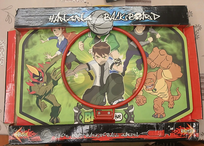 Kids Basketball Hoop Set – Ben 10 Theme – Indoor Over-the-Door