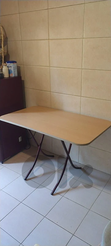 Wooden folding table