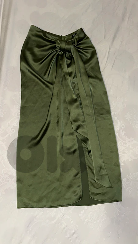 green skirt