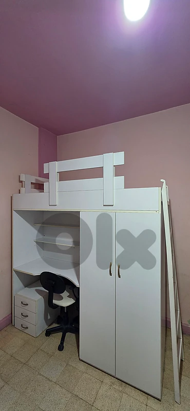 bed closet and desk