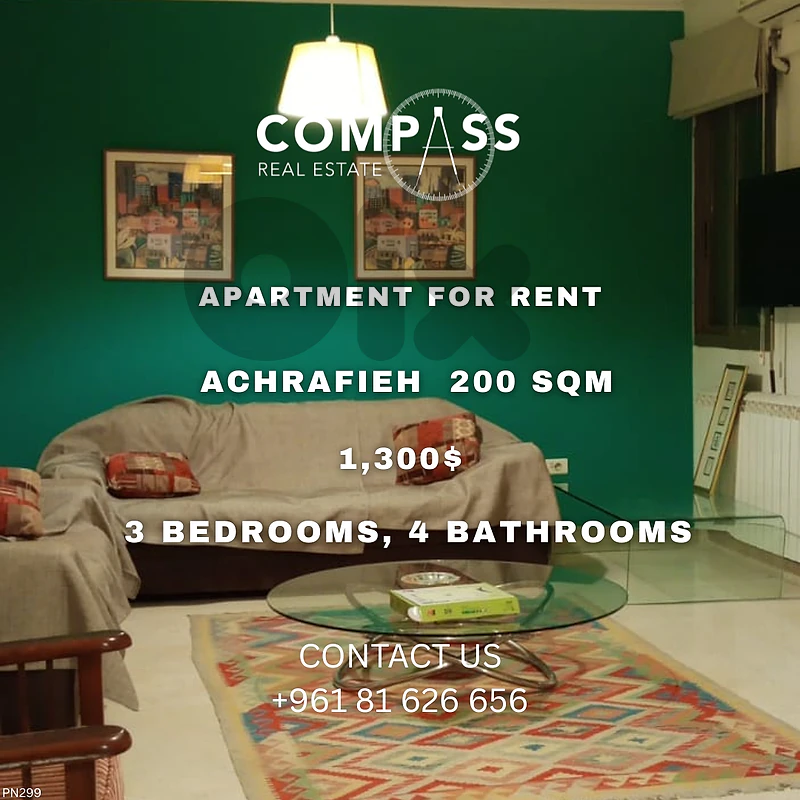 Fully furnished apartment in  the heart of achrafieh FOR RENT