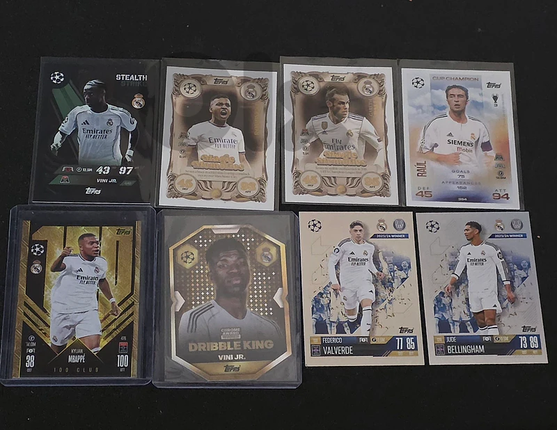 Real Madrid Topps Match Attax Insert Lot (8 Cards)