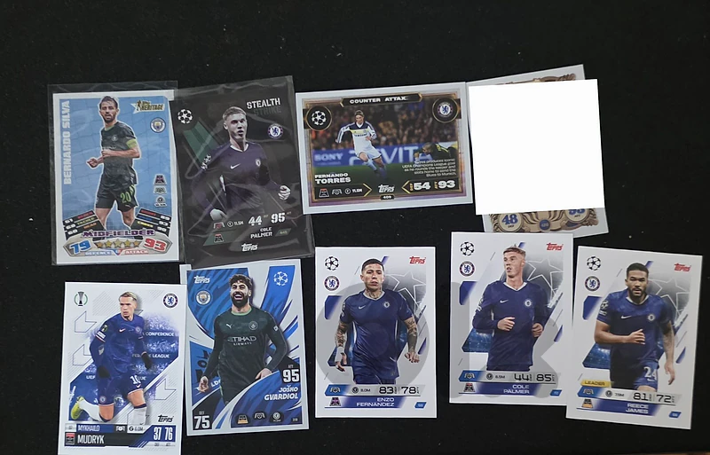 Chelsea FC Heavy Topps Match Attax Insert Lot (8 Cards)